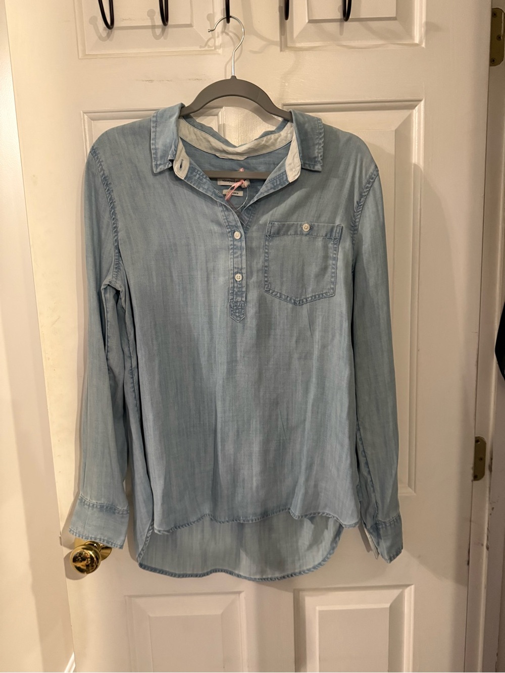 Lightweight Chambray Relaxed Popover
